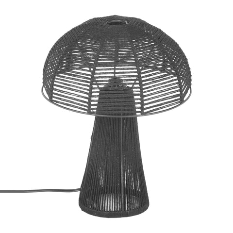 Fiona Black Jute Table Lamp