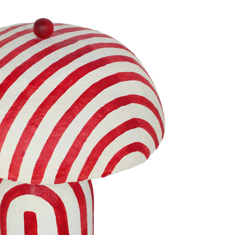 Valentina Montrose Striped Papier Mache Table Lamp - image 4