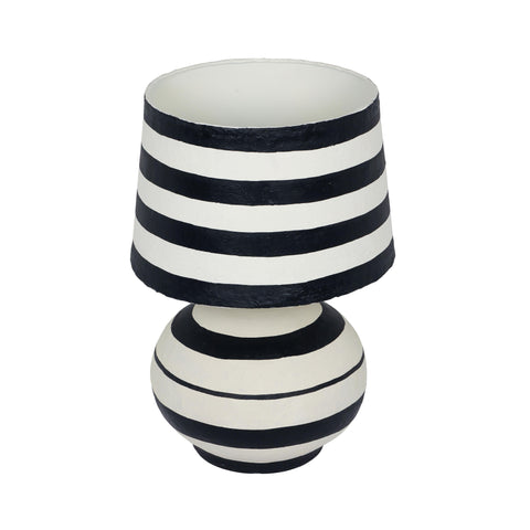 Sabine Rivoli Striped Papier Mache Table Lamp - image 3