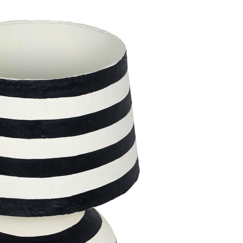 Sabine Rivoli Striped Papier Mache Table Lamp - image 4