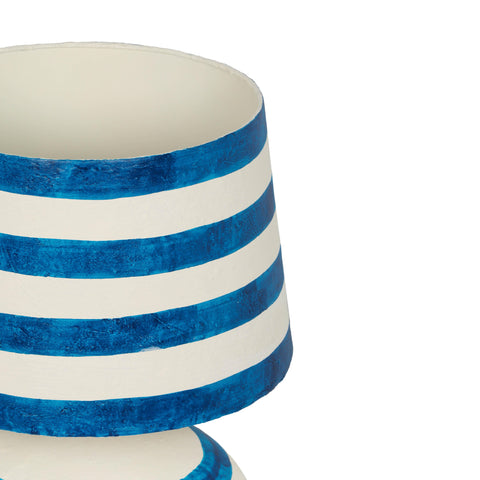 Sabine Rivoli Striped Papier Mache Table Lamp - image 4