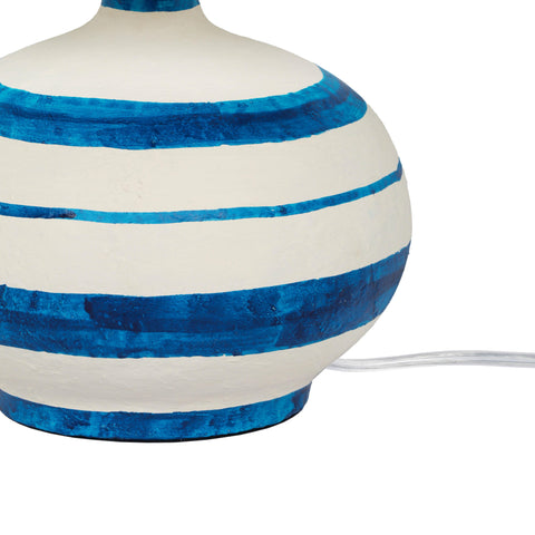 Sabine Rivoli Striped Papier Mache Table Lamp - image 5