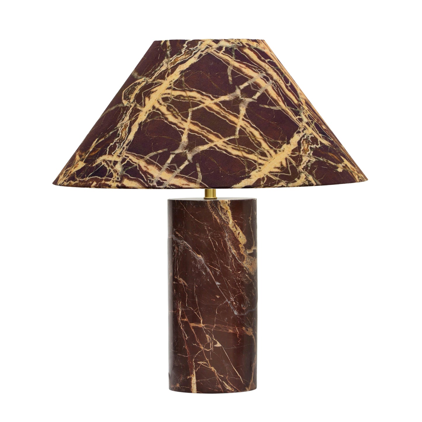 pomp red levanto marble table lamp