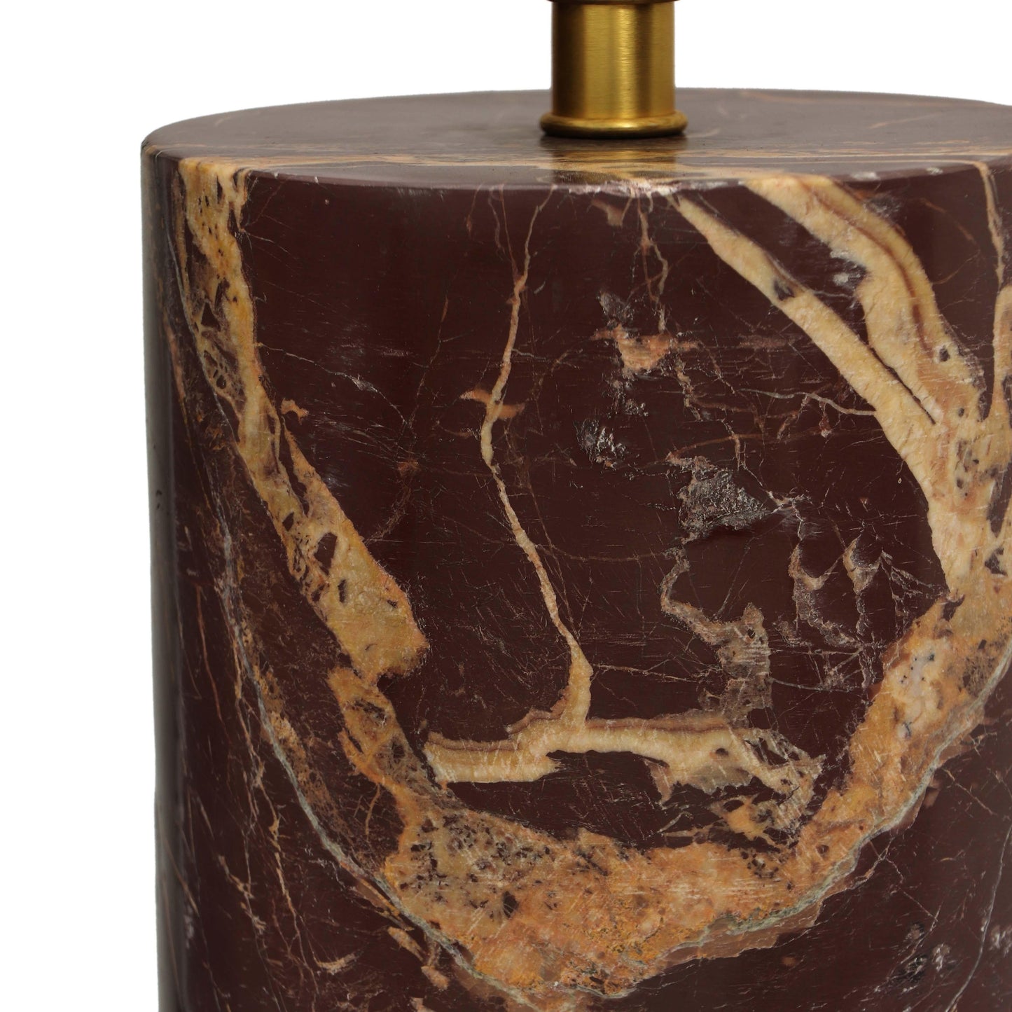 pomp red levanto marble table lamp