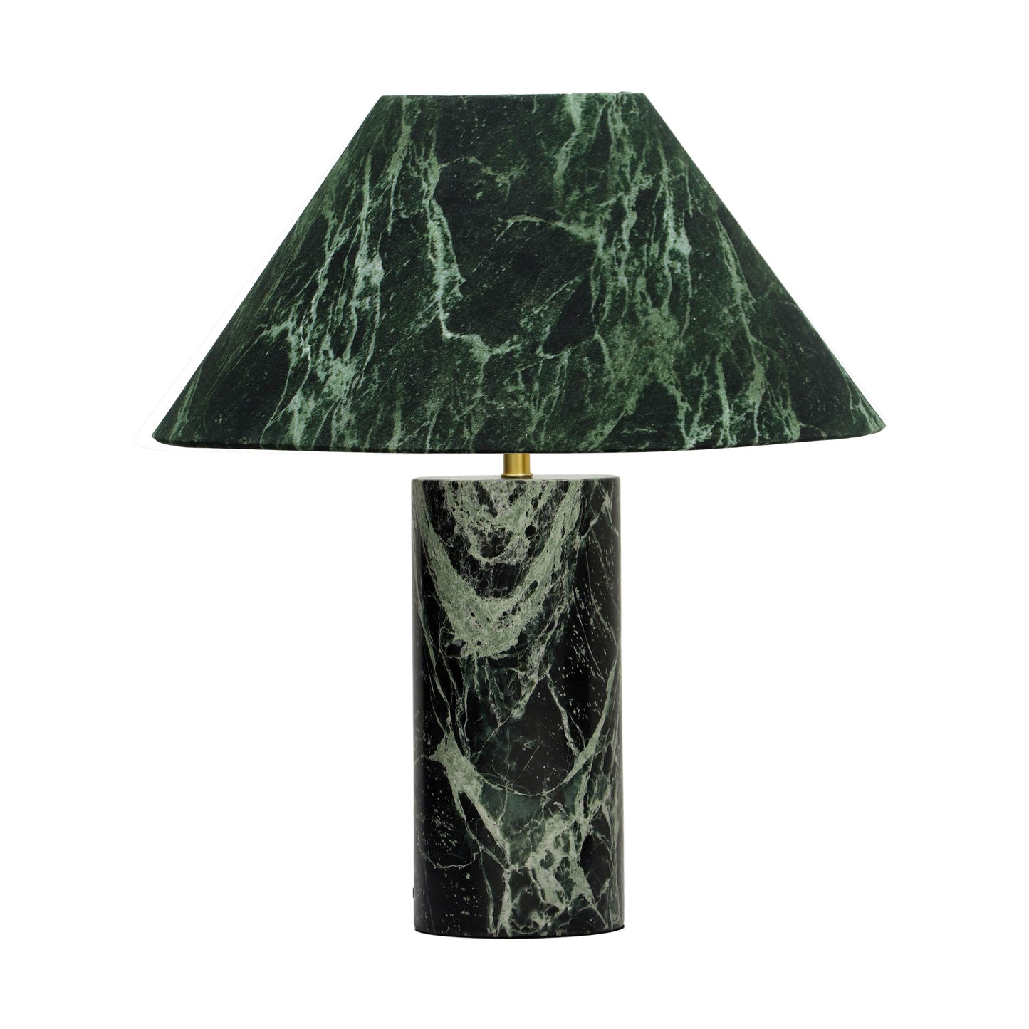 pomp spider green marble table lamp