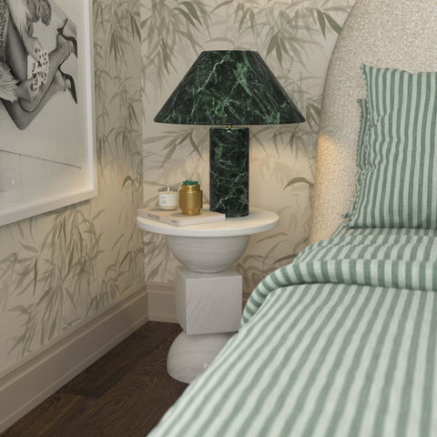 Pomp Spider Green Marble Table Lamp