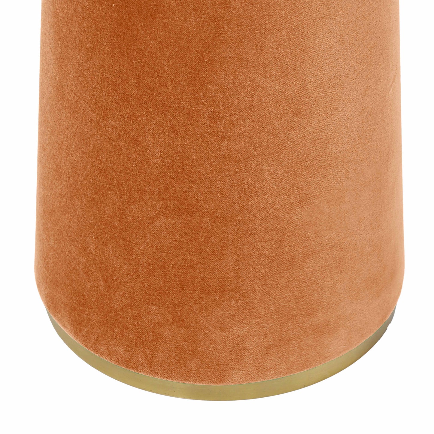 britt terracotta velvet floor lamp