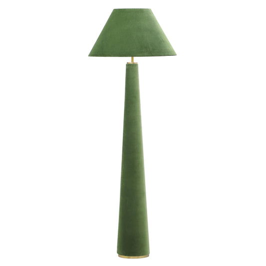 Britt Moss Green Velvet Floor Lamp