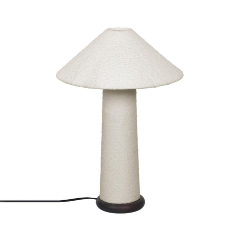 Vivienne Fontaine White Boucle Table Lamp - image 3