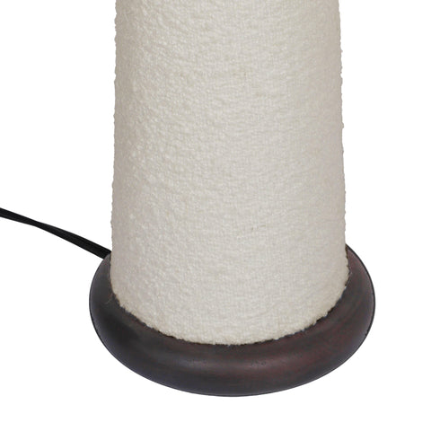 Vivienne Fontaine White Boucle Table Lamp - image 5