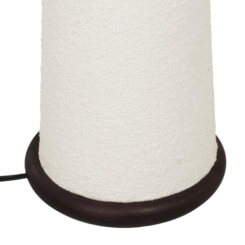 Vivienne Fontaine White Boucle Floor Lamp - image 5