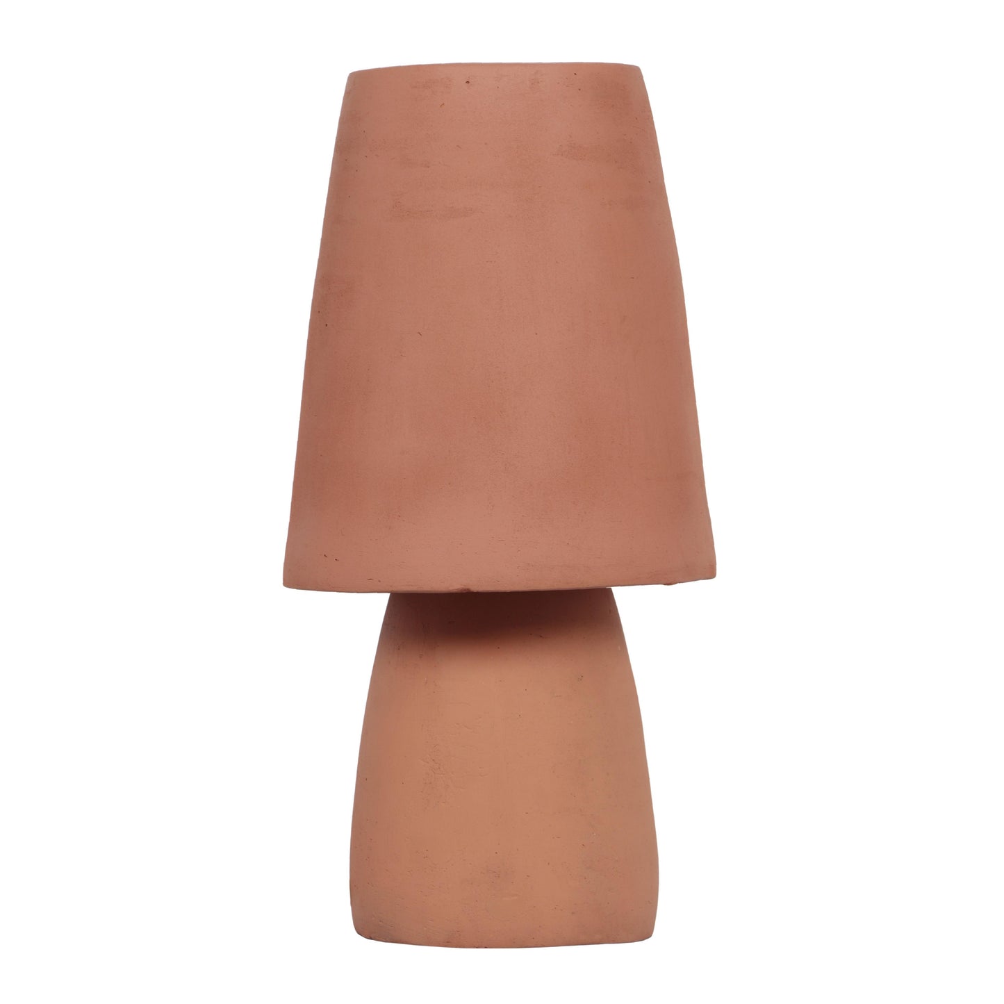 titan natural terracotta table lamp