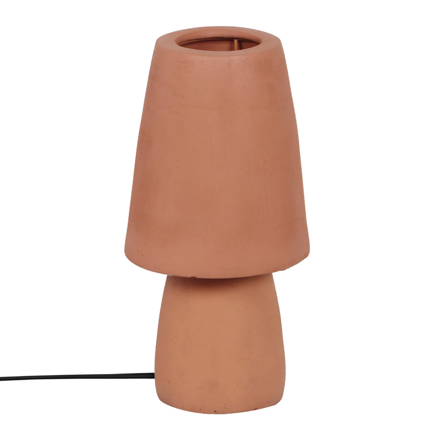 titan natural terracotta table lamp