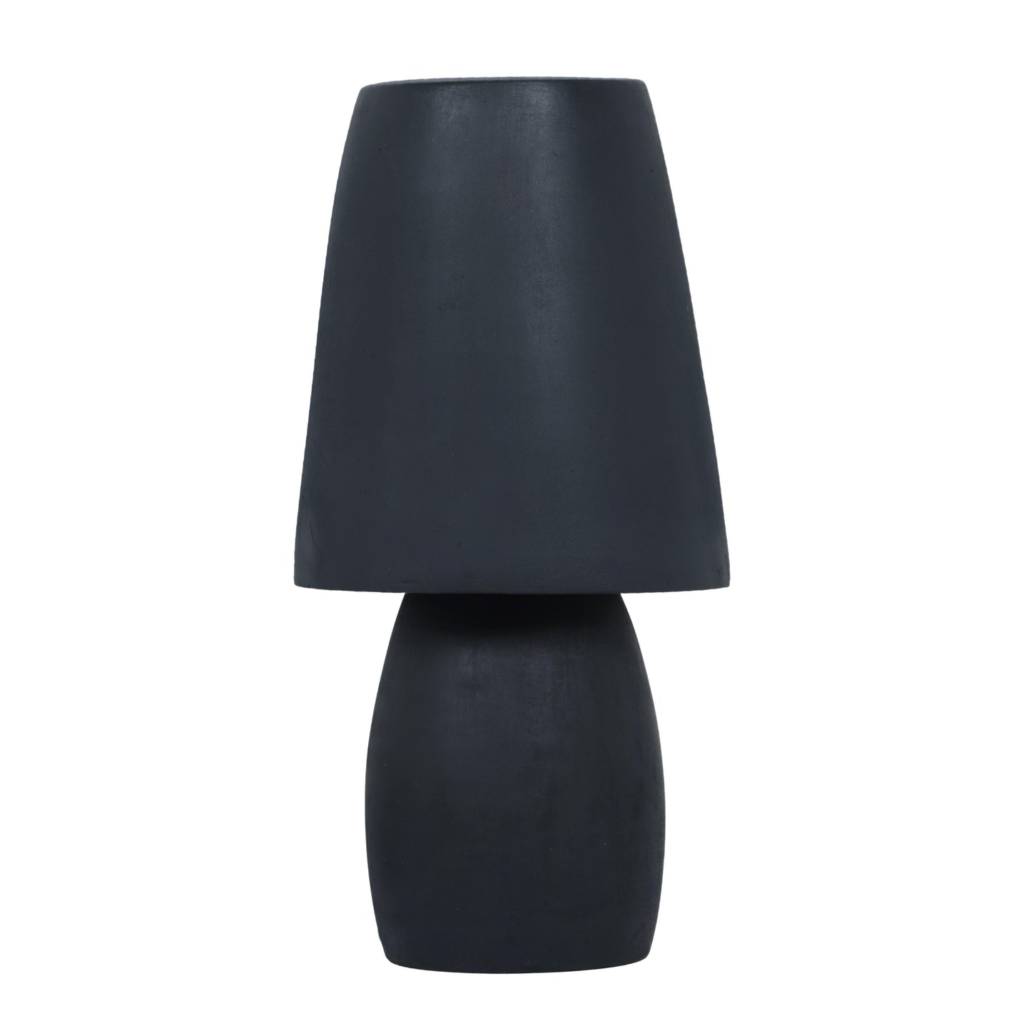 titan blue terracotta table lamp