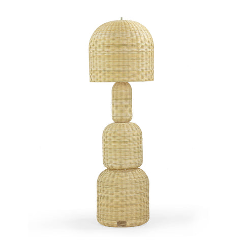 Margaux Marlowe Natural Rattan Floor Lamp - image 3