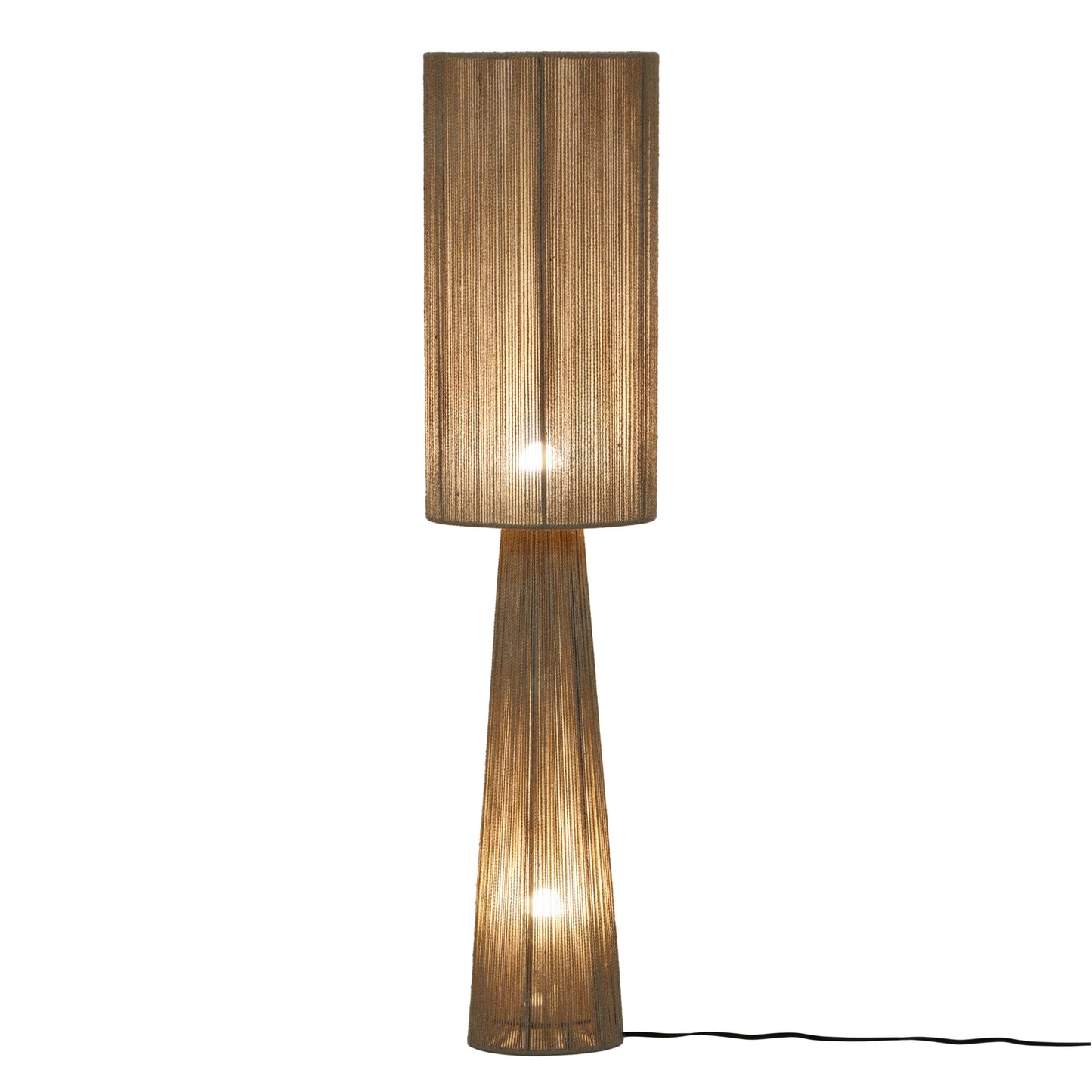 jaine natural jute 2-bulb floor lamp