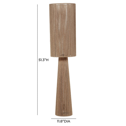 Isabelle Navarre Natural Jute 2-Bulb Floor Lamp - image 7
