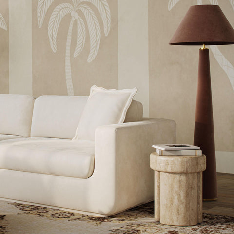 Odette Laurent Velvet Floor Lamp - image 2
