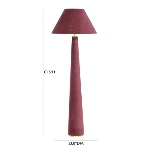 Odette Laurent Velvet Floor Lamp - image 6