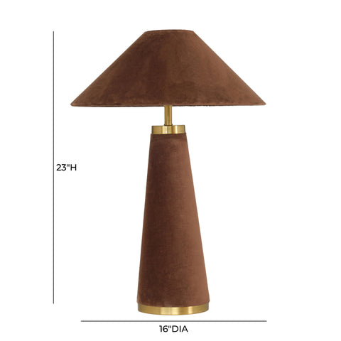 Odette Laurent Velvet Table Lamp - image 6