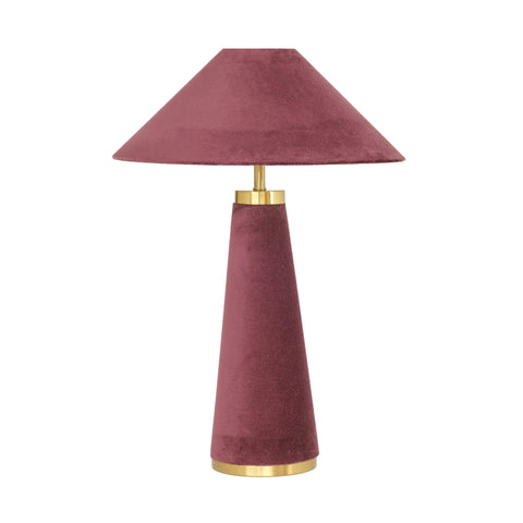 Odette Laurent Velvet Table Lamp - image 1