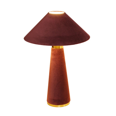 Odette Laurent Velvet Table Lamp - image 4