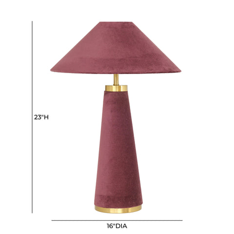 Odette Laurent Velvet Table Lamp - image 6