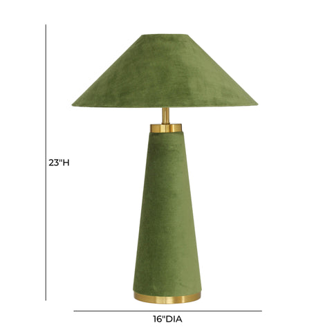 Odette Laurent Velvet Table Lamp - image 6