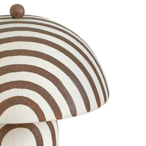 Valentina Montrose Striped Papier Mache Table Lamp - image 4