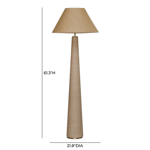 Odette Laurent Natural Jute Floor Lamp - image 5