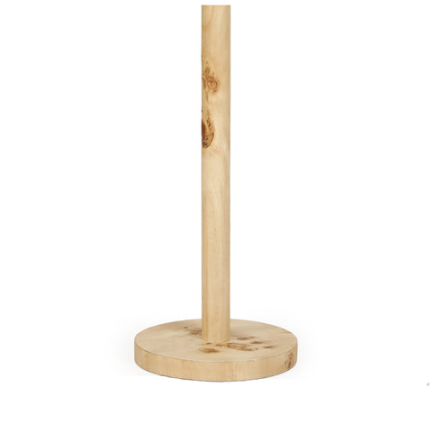 Arielle Monaco Natural Burl and Raffia Contract-Grade Table Lamp - image 6