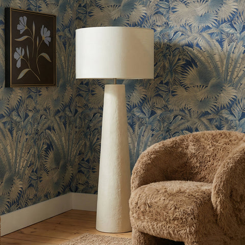 Sabine Versailles Cream Papier Mache Floor Lamp - image 2