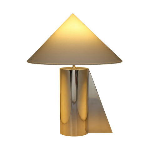 Beatrice Laurent Angled Chrome Table Lamp - image 3