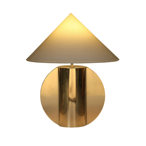 Beatrice Laurent Semi-Circled Chrome Table Lamp - image 3