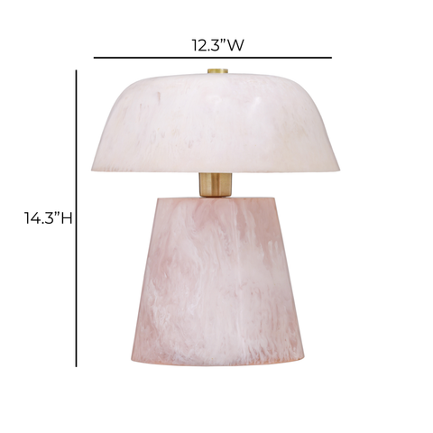 Valentina Rivoli Pink Resin Table Lamp - image 6