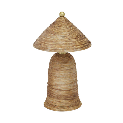 Amelie Como Coco Natural Coconut Fiber Pointed Table Lamp - image 4