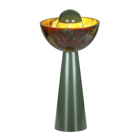Solene Savoy Green Resin Table Lamp - image 3