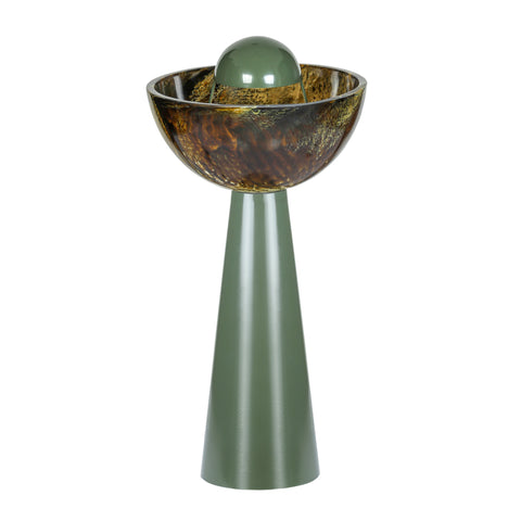Solene Savoy Green Resin Table Lamp - image 4