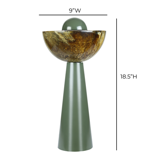 Solene Savoy Green Resin Table Lamp - image 6
