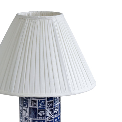 Rosalie StClair Blue Pleated Table Lamp - image 5