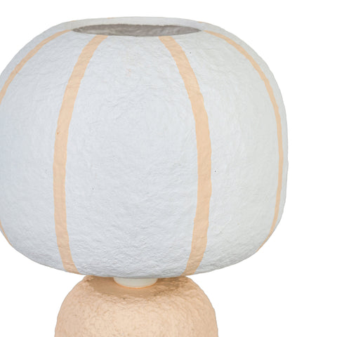 Beatrice Navarre Cotton Mache Table Lamp - image 5