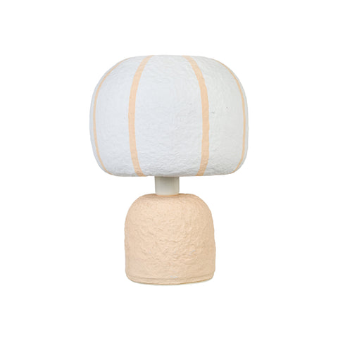 Beatrice Navarre Cotton Mache Table Lamp - image 1