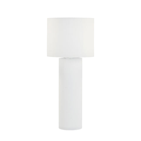 Klondike Cream Linen Floor Lamp