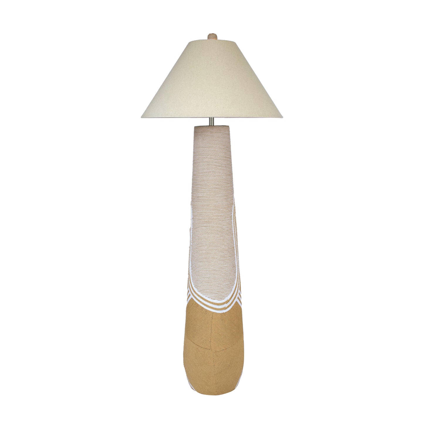 desiree natural woven floor lamp