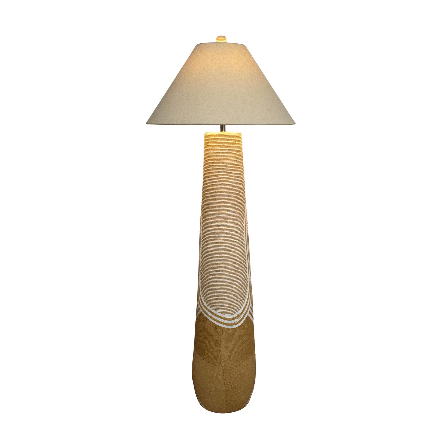 desiree natural woven floor lamp