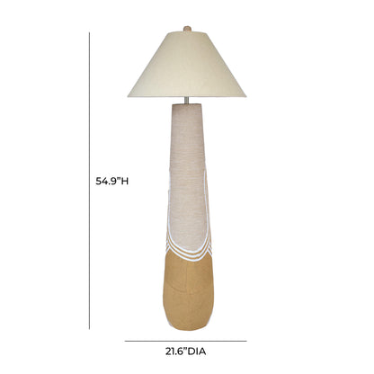 Desiree Natural Woven Floor Lamp