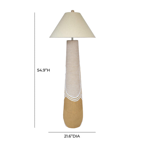 Delphine Loire Natural Woven Floor Lamp - image 6