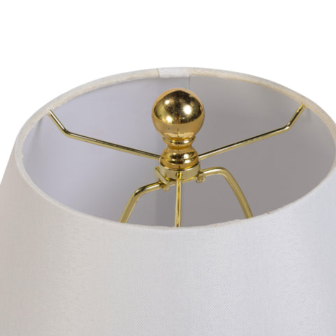 Anais Sorrento White &amp; Blue Ceramic Table Lamp - image 5