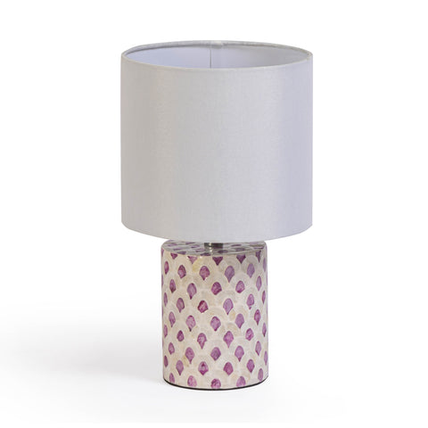 Camille Orleans White Capiz Shell Table Lamp - image 4