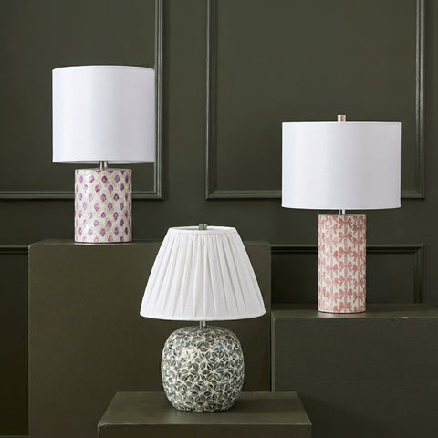 Camille Orleans White Capiz Shell Table Lamp - image 2